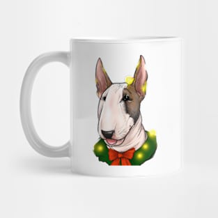 Cute Bull Terrier Drawing Mug